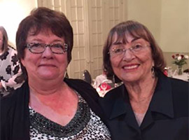 PCCF’s founding members, Doris Yamarick, on the right and Havan House advocate Lisa Johnson